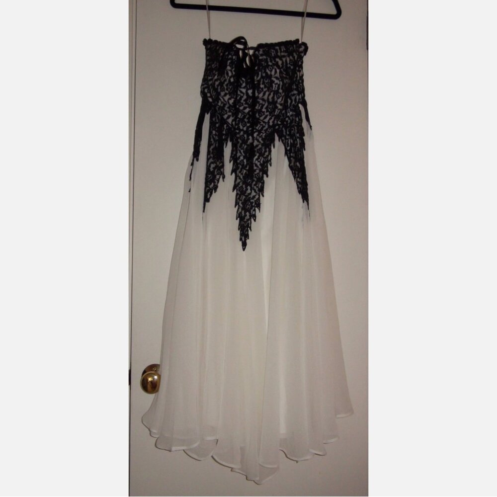NWOT Free People Freda Midi Flared Ball Gown Ivory Combo - Picture 12 of 12